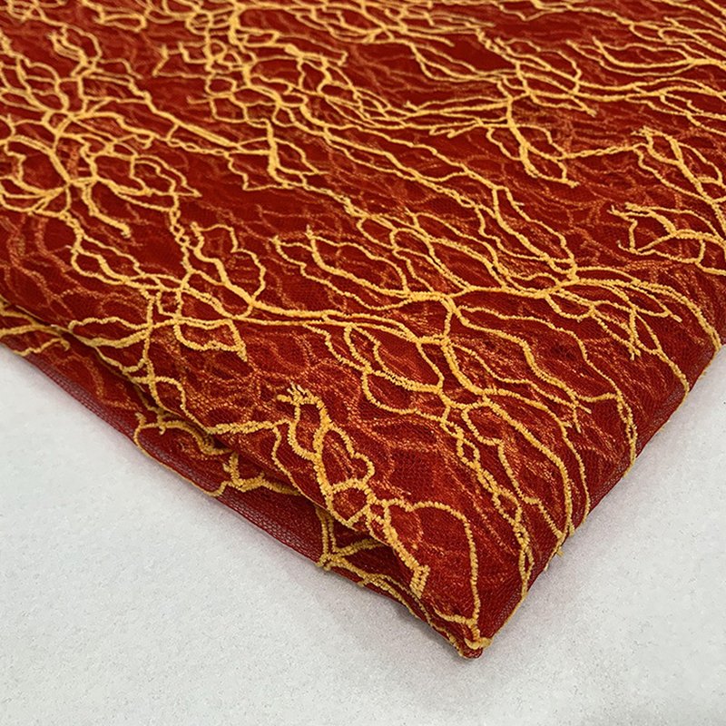 Lace Fabric Eyelash Evening Nylon Warp Knit for Bridal Wholesale Suppl 2